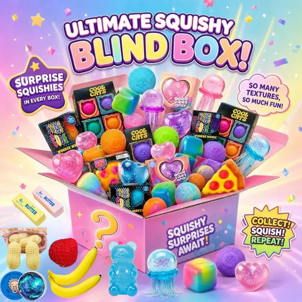 Squishy Mystery Box, zestaw za – Party Games For Adults And Kids recenzja i cena