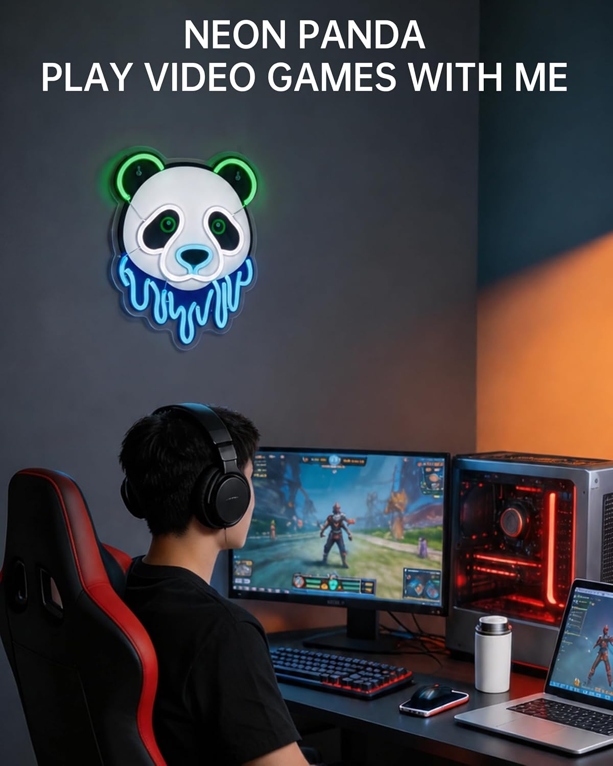 Panda LED Neonowy Znak Świetln – Zoo Party Games recenzja i cena