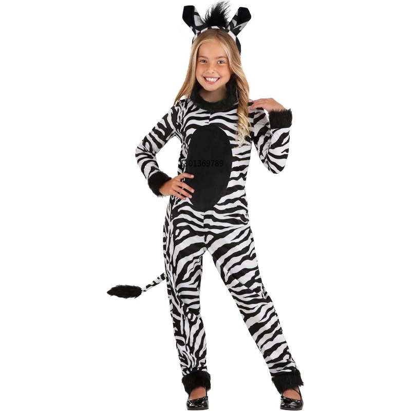 Kostium Zebry dla Dziewczynek  – Zoo Party Games recenzja i cena